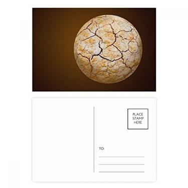 Imagem de Conjunto de cartões postais Dry Planet Stars Dark Night Sky Cartões de agradecimento de aniversário