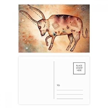 Imagem de Cartão postal maio abril Taurus constelação zodíaco conjunto aniversário correspondência cartão de agradecimento