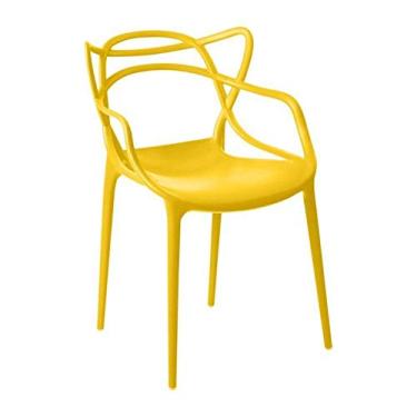 Imagem de Cadeira Allegra Sala de Jantar Amarelo - D'Rossi