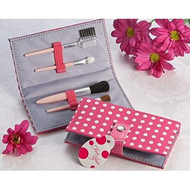 Imagem de Artisano Designs Kit de pincéis de maquiagem Pretty in Pink Polka Dot