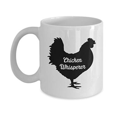 Imagem de Caneca de café Whisper de frango - Caneca de sussurro de frango - Caneca de café de cacau quente divertido - Ideia de de Natal