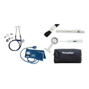 Imagem de Kit Academico Para Estagio De Enfermagem Completo (AZUL)