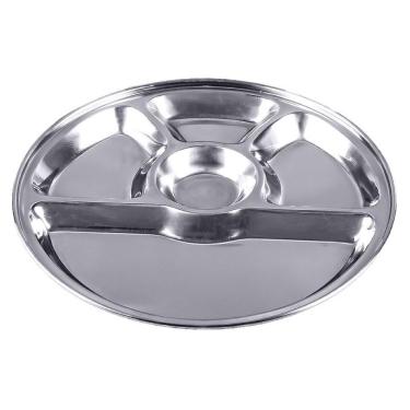 Imagem de Petisqueira de Inox com 3 Divisórias Plasvale Attuale