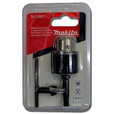 Imagem de MAKITA CONJUNTO MANDRIL 13MM COM CHAVE E ADAPTADOR SDS-PLUS B-12887