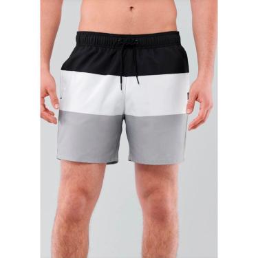 Imagem de Short Hollister Guard Fit 5" Com Stretch Listrado