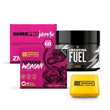 Imagem de Kit Creatina Fuel 150g + Kimera Woman + Soma Pro Woman+ Porta Cáps-Unissex