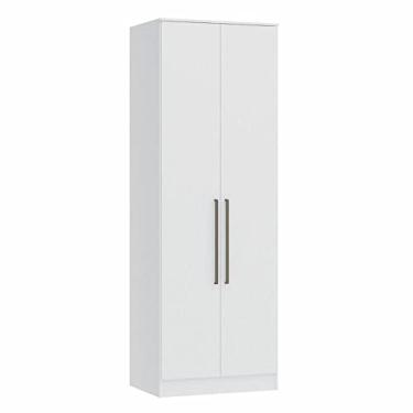 Imagem de Guarda Roupa Modulado 2 Portas 2 Gavetas Requinte Móveis Castro Branco Line