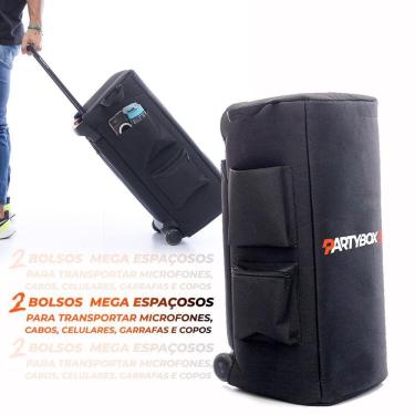 Imagem de Capa Bolsa Bag Proteção Compatível Partybox 310 Espumada