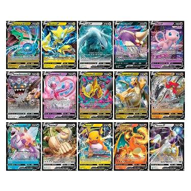 Lote Pack 100 Cartas Pokémon Aleatórias sem Nenhuma Repetida original :  : Brinquedos e Jogos