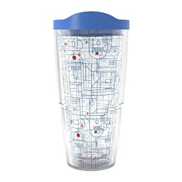 Imagem de Tervis Copo isolado Star Wars R2D2 transparente de parede dupla feito nos EUA, 680 g, clássico