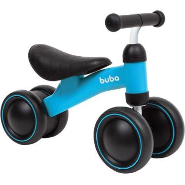 Imagem de Bicicleta Infantil Sem Pedal Equilíbrio Balance 4 Rodas Buba Cor Azul
