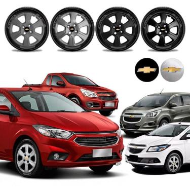 Imagem de Jogo calota Chevrolet Prisma Onix Spin Montana LT LTZ Aro 15