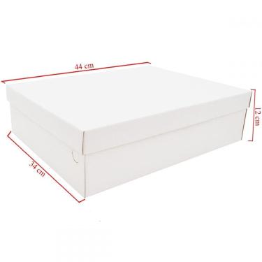 Imagem de Caixa Com Tampa Em Papelão De 10 Unidades Embalagens 44cm x 34cm x 12cm