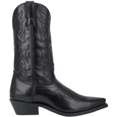 Imagem de Laredo Botas masculinas Laredo Hawk Snip Toe cano médio – Preta, Preto, 8.5