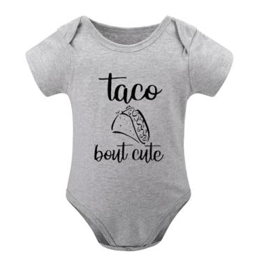 Imagem de SHUYINICE Macacão infantil engraçado para meninos e meninas, macacão premium para recém-nascidos, macacão para bebês, Cinza, 0-3 Months