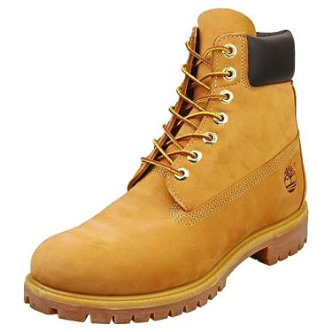 Imagem de Bota masculina Timberland impermeável de primeira linha, 15 cm, Nobuck de trigo, 41 M EU