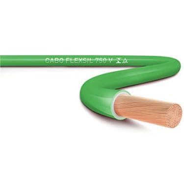 Imagem de CABO FLEXÍVEL FLEXSIL 750V 4,00MM 100M VERDE