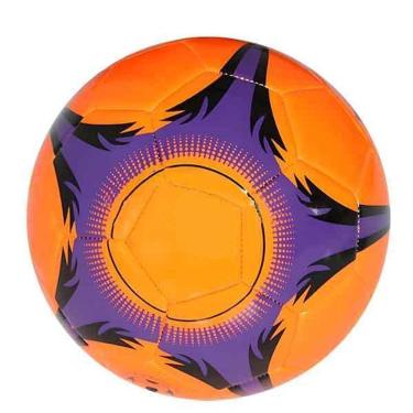 Imagem de Mini Bola De Futebol Laranja Tamanho Pequeno Sintética