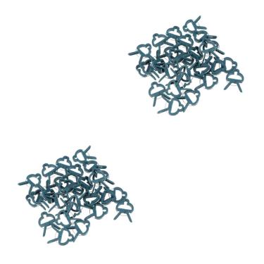 Imagem de LIOOBO 100 Peças clipes de vegetais postes de luz de jardim clipe de tração de videira fixador de videiras clipe de flor plantar clipes de jardim clipes de plantas forma de peixe suporte
