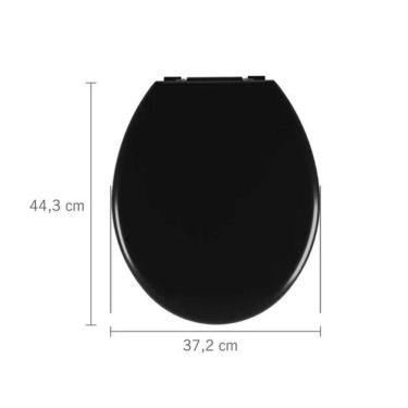 Imagem de Assento Almofadado Oval - Astra Preto