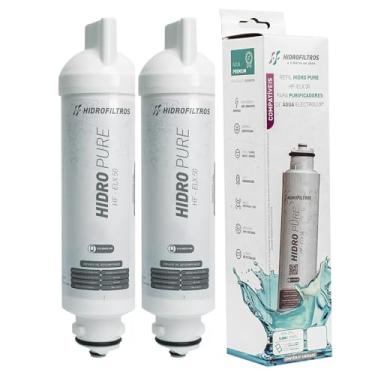 Imagem de Kit 2 Filtro/refil Vela Hidrofiltros De Água Compátivel com Purificador Acqua Pure Electrolux Pappca50 PE12A, PE12B, PE12G, PE12V Premium