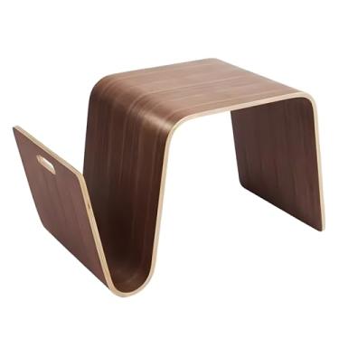 Imagem de Mesa Lateral Pode Colocação Horizontal E Vertical, Mesa Lateral De Madeira, Mesa Final Para Sala De Estar, Quarto, Escritório, Dormitório (Color : STYLE 1, Size : 25.98x14.17x15.74in)