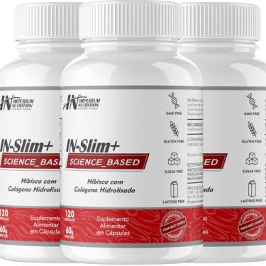 Imagem de 3X Colágeno + Hibisco (360 Cápsulas) IN-Slim+ Imperium Nutrition