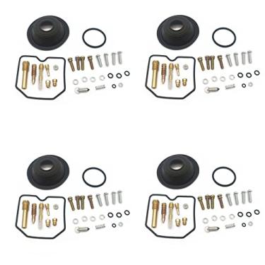 Imagem de Kit de reparo de carburador válvula de agulha junta de ar parafuso diafragma a vácuo para Suzuki GSF600S BANDIT GSF600 GSF 600 S 600S 1996-2003 (Cor: 4 conjuntos)
