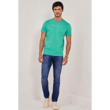 Imagem de Calça Jeans Lado Avesso Skinny Azul Tam. 42-Masculino