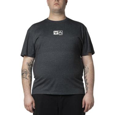 Imagem de Camiseta RVCA Mini Balance Box Plus Size WT24 Cinza Escuro