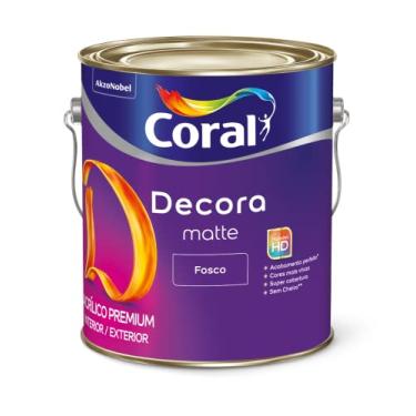 Imagem de DECORA MATTE ALGODÃO CINZENTO 3,6L - CORAL