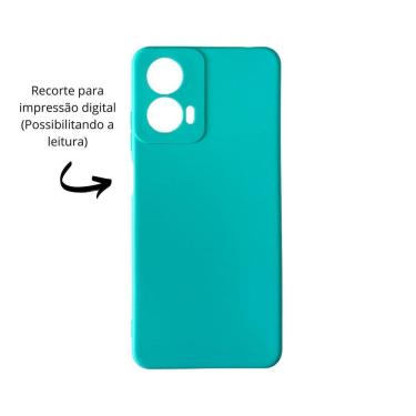 Imagem de Capa aveludada compatível motorola moto g04 recorte digital