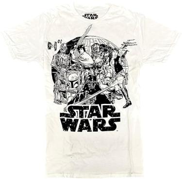 Imagem de STAR WARS Camiseta estampada, Branco, G