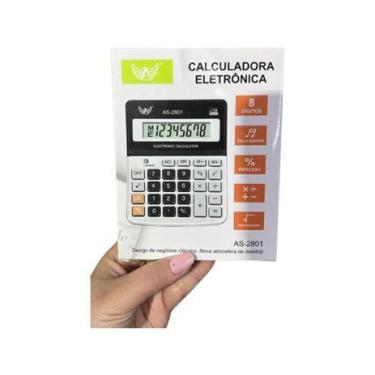 Imagem de Calculadora Eletrônica De Mesa 8 Digitos Altomex As-2801 - Lehmox