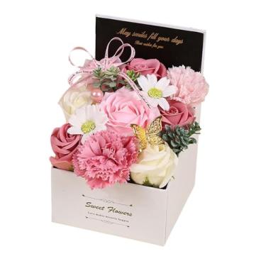 Imagem de Generic Lindas rosas perfumadas florais cravo flor sabonete sabonete flor em presente Bo, presente para o dia dos namorados dia das mães, ROSA