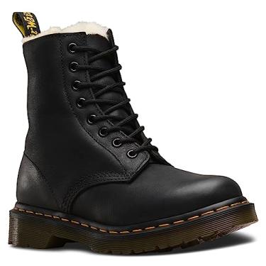 Imagem de Dr. Martens Bota feminina Serena polida Wyoming Chukka, Wyoming preto polido, 40
