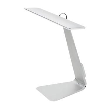Imagem de Lâmpada de mesa LED Lâmpada de viagem USB com luz de mesa dobrável sensível ao toque Lâmpada portátil compacta para trabalho em casa, escritório e, Argento