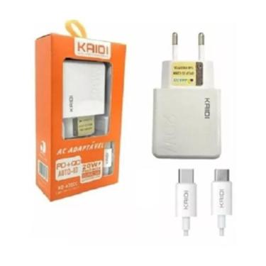 Imagem de Carregador da Kaidi de Tipo C Turbo Carrega Celular Bom - A.R Variedad