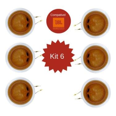 Imagem de Kit 6x Reparo Driver D-250 Corneta 8 Ohms 100w - Force One - Forceone