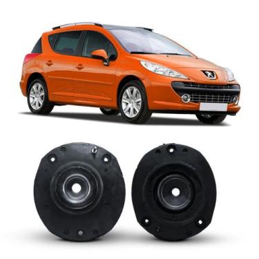 Imagem de Par Coxim Suporte Batente  Amortecedor Dianteiro Suspensão Dianteira P