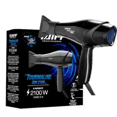 Imagem de SECADOR TOURMALINE 2100W 220V- Taiff Profissional, Preto, 220V