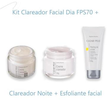 Imagem de Kit Tratamento Facial Clareador Peeling Rosto Abelha Rainha Melasma Ma