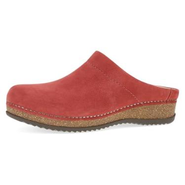 Imagem de Dansko Tamanco sem cadarço Mariella – Entressola de cortiça de densidade dupla/EVA e sola de borracha leve proporcionam um passeio durável e confortável em estrutura grampeada patenteada, Pimenta