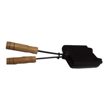 Imagem de Sanduicheira Alumínio Fundido P/ 1 Pão De Forma Misto Preta - Shopmy