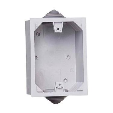 Imagem de Caixa de Luz 4x2 Retangular Cinza Pial, Cinza
