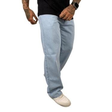 Imagem de Calça Jeans Bag Balão Larga Corte Reto - Volgue, Jeans claro, P