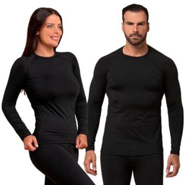 Imagem de Blusa Segunda Pele Termica Frio Adulto Unissex Forrada Peluciada - Hyp