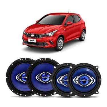 Imagem de Kit Falante Hurricane Para Portas 6 + 5 Polegadas Fiat Argo - Oestesom