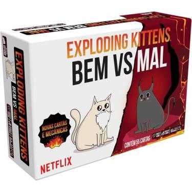 Imagem de Jogo de Cartas Exploding Kittens: Bem vs Mal Galapagos