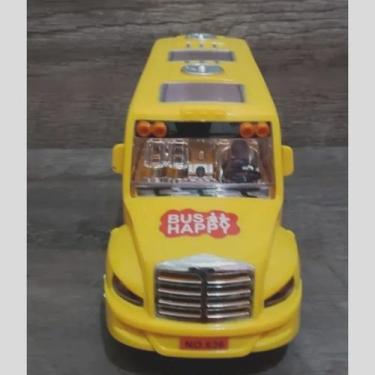 Imagem de Ônibus Escolar Brinquedo à pilha de Plástico com luz e musica. - DM TO